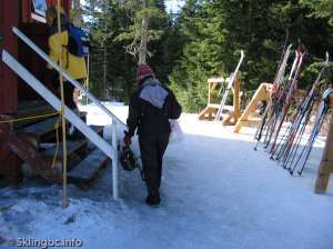 Entering Lodge-