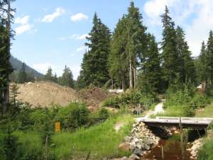 Yew Lake Trail-Surrounded by building