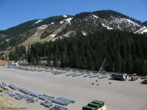 Black Mountain Chair Construction-Parts in Parking Lot