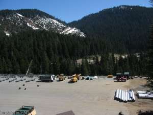 Black Mountain Chair Construction-Parts in Parking Lot