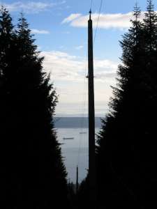 Hollyburn Chairlift-Liftline used to be to the left of this Powerline
