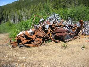 Old Chair-A lot of scrap metal...