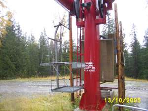 Boomerang Chair-Bottom Station. Photo by: Skilifts.org Member: Helper