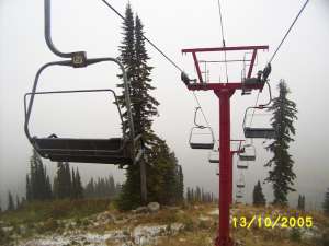 Boomerang Chair-Down Line. Photo by: Skilifts.org Member: Helper