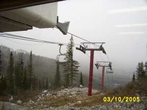 Timber Chair-Down Line. Photo by: Skilifts.org Member: Helper