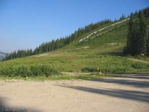 Old Poma Lift-There used to be a Poma lift that went up the mountain from the Upper Parking Lot