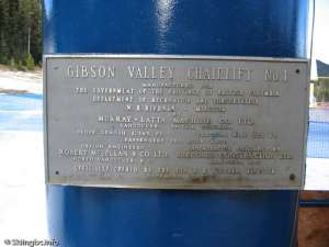 Blue Chair-Construction Plaque