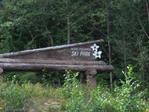 Forbidden Plateau-Sign at entrance (the new name for the area)