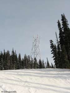Peak to Peak Gondola-Tower on Blackcomb