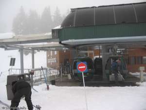 Creekside Gondola-Unloading Area