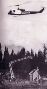 Valley T-bar-Bottom Station. Photo Credit: Dave Blair. Circa 1965