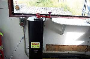 Red Chair-Photo by Allan. Drum Controller