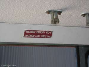 Red Skyride-Lift Capacity