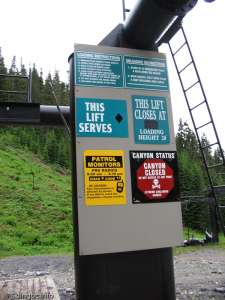 C-6-Lift Info Sign