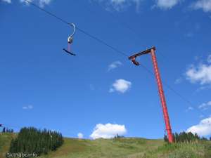 Curved T-bar South-Tower on the Down Line