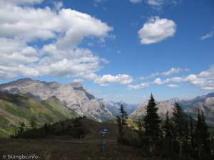Ski Fortress-Looking down the Ridge