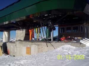 Grizzly Express Gondola-Top Station. Photo by Zage
