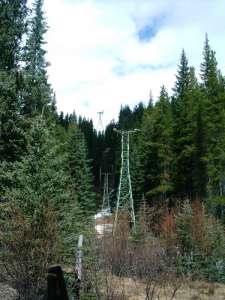 Old Gondola-Up Line. Photo by Poloxskier (Bryan)